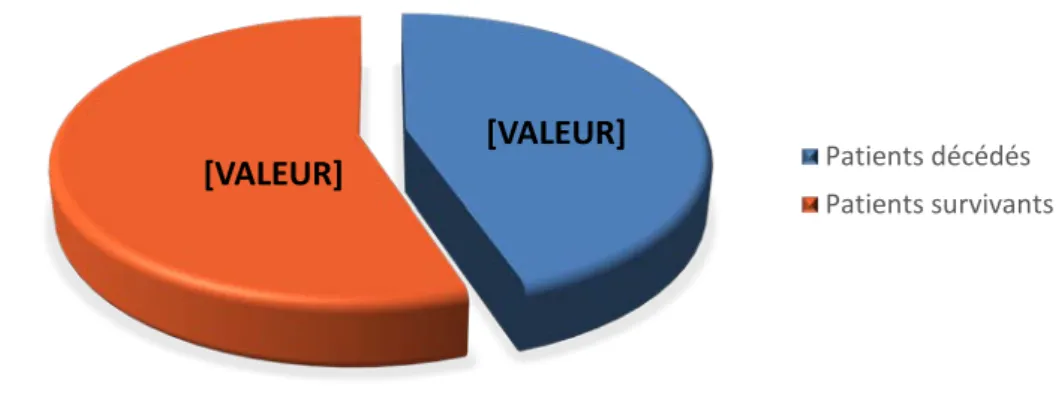 Figure 15 : Mortalité des sujets âgés en réanimation 