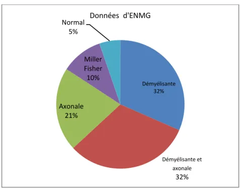 Figure 9 : Les données de l’ENMG des patients ayant un SGB 
