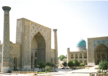 Fig. 6. Samarkand: religious, commercial and artisanal center with an important scientiﬁc and cultural inﬂuence (15th–17th centuries).Fig