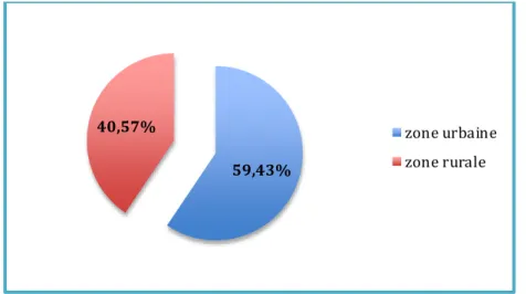 Figure 11 : Répartition en fonction du type d'exercice des praticiens 