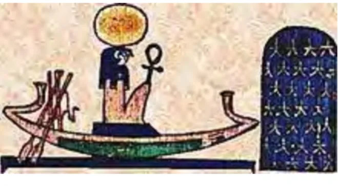 Illustration n°2 : Rê sur sa barque (6) 