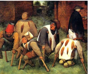 Figure 1: Tableau « Les mendiants » de Brueghel l'Ancien, 1568 