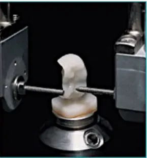 Figure 16 : Photographie de la chambre d'usinage du système CEREC (45)