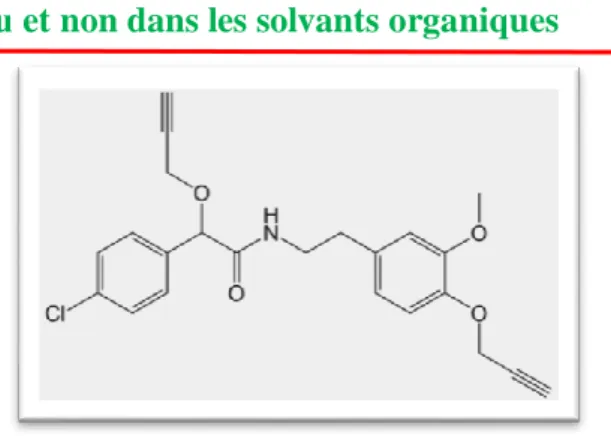 Tableau 3 : Caractéristiques physicochimiques et structure moléculaire du  Mandipropamide 