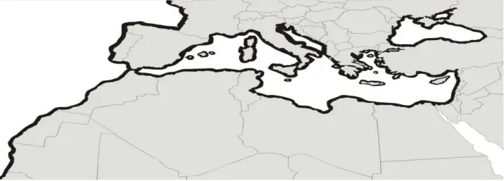 Figure 4. Distribution géographique de Donax trunculus (La Valle, 2005).