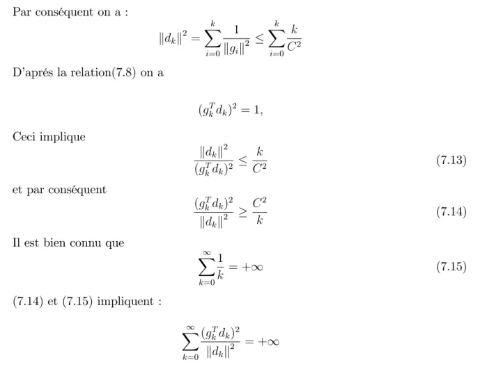 Figure 1 montre que Dolan et Moré CPU performance pro…le de l’Algorithme CGBBB, est plus performant que l’algorithme Polak-Ribiere-Polyak (CGPRP) et l’algorithme de