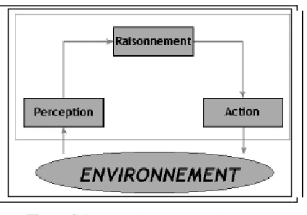 Figure 2.1 : Fonc tionne ment d’un agent 