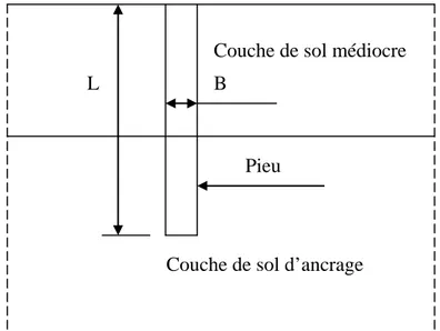 Figure 1.1 Définition d’un pieu 