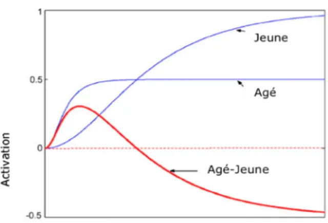 Figure  4.  Relation  entre  les  exigences  de  la  tâche  et  l'activation  cérébrale  chez  des  participants  jeunes  et  âgés