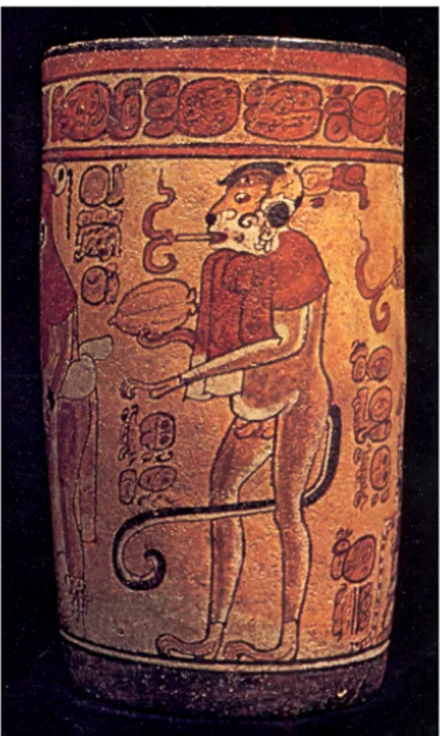 Figure 4. A Mayan vase representing 