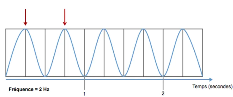 Figure 5. La fréquence 