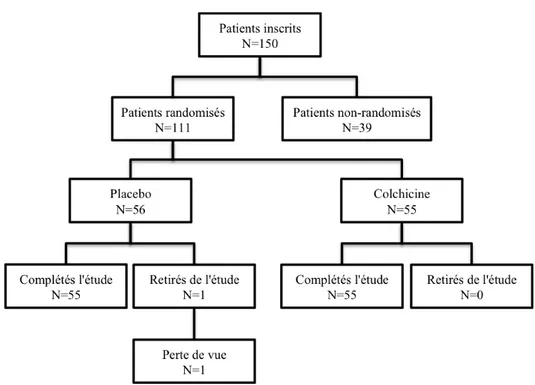 Figure 1 : Répartition des patients 