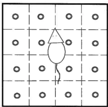 Figure H Test de la boîte à trous Figure I Vue aérienne du test de la boîte à trous