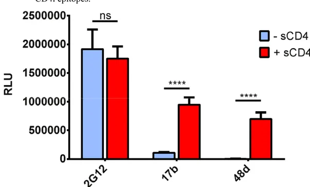 Figure 2.1  (Article  2  Figure  1)  Schematic  representation  of  the  anti-Env  cell-based  ELISA