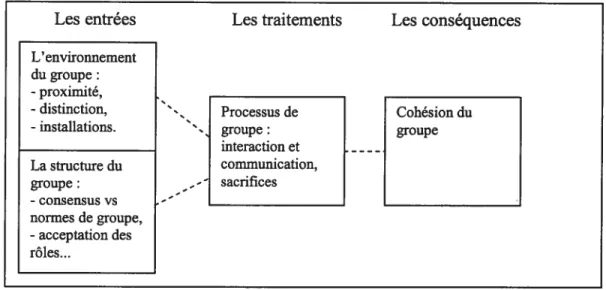 Figure 3 : Modèle de TB mis sur pied par Carron &amp; Spink (1993)