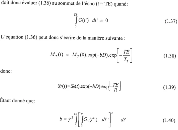 FIGURE 1.11 Gradient de sensibilisation à la diffusion utilisant deux lobes de signe opposé.
