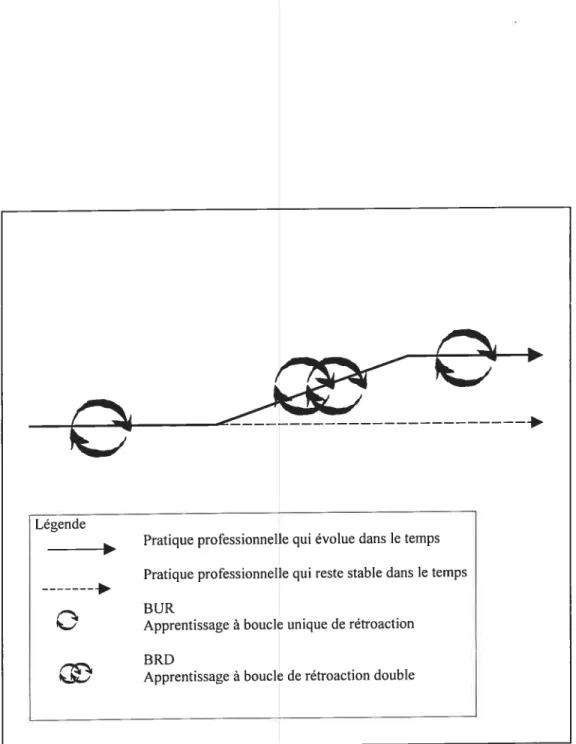 Figure 1. Apprentissage de la pratique professionnelle