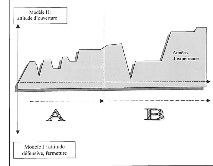 Figure 2. Parcours professionnel possible selon le Modèle II