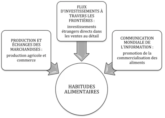 Figure 1 : Impact des processus d’intégration du marché sur l’alimentation  