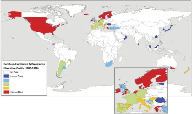 Figure 3: Geographical Trends in the Adult CD Population 