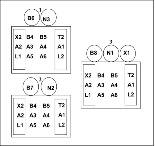 Figure 14. Composition des trois éditosomes de la mitochondrie de T. brucei (Ernst, et 