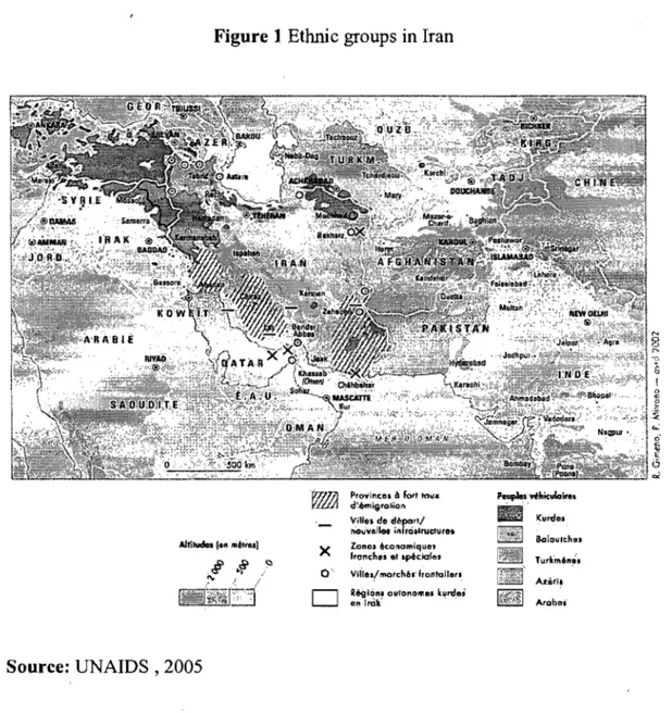 Figure 1  Ethnie groups in Iran 