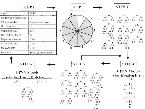 Figure  1.8  - Sommaire  des  étapes  implémentées  dans  l'approche  GPNN  [Ritchie  et 