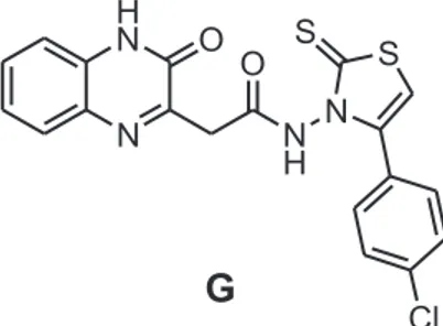 Figure 4 : structure chimique du composé G 