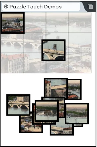 Figure IV.2 Example of positioning: the  piece is covering less than 95% of its  emplacement and should be correctly 