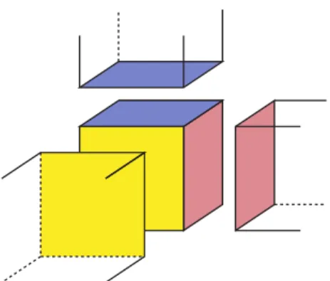 Figure 1.12 – Les cubes de Wang utilisés par Sibley et al. [ 91 ].