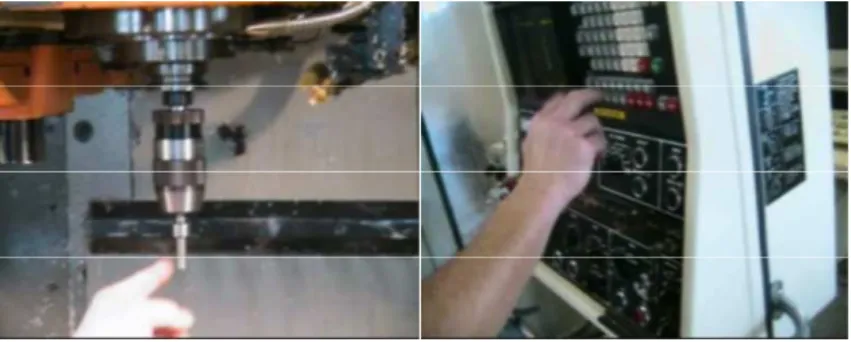 Figure 10 : Montage de l’outil dans la broche 