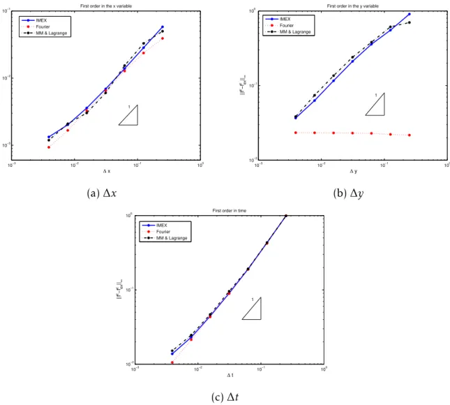 Figure 2.7 – Evolution of the L ∞ -error between f 