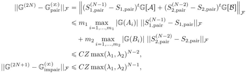Tab. 3.1: Probabilités des ensembles