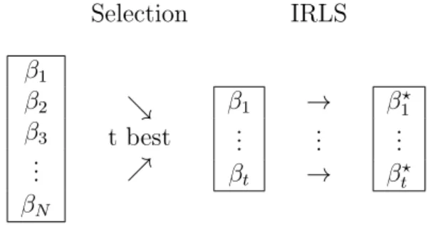 Figure I.2.4: Schematic representation of Ruppert’s version of random resampling.