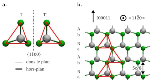 Figure I.C. a. Représentation du matériau de coordination tétraédrique en notation de Ram-
