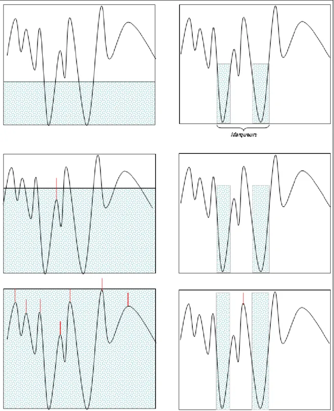Figure 13: processus de la LPE contrainte par les marqueurs. 