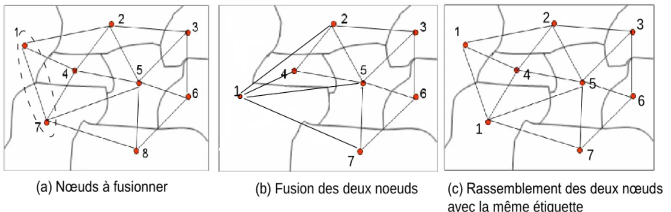 Figure 18: simplification du RAG après avoir fusionné deux nœuds adjacents 