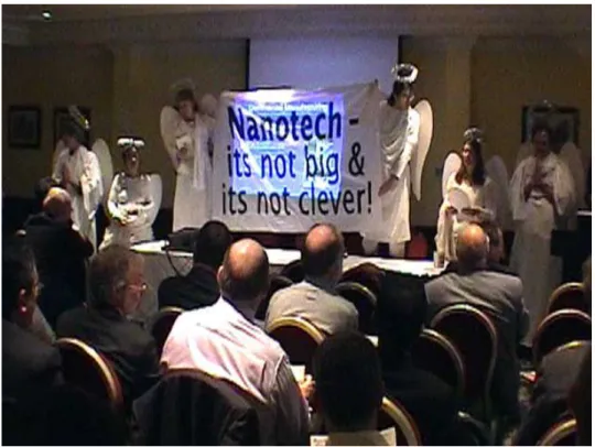 Figure 3: activists from THRONG interrupted conference on nanotechnologies Source: Indymedia UK, 2004 57