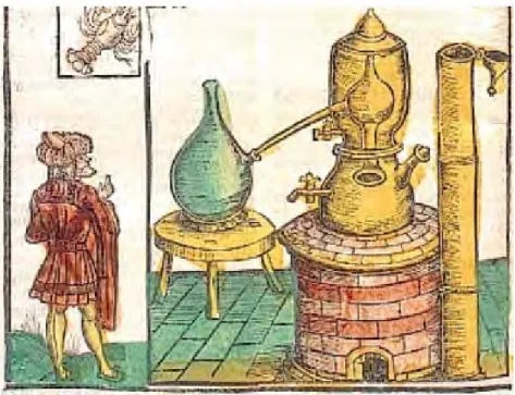Figure 1.1 – Liber de arte distillandi de simplicibus, manuel de distillation imprim´ e en 1512 [23]
