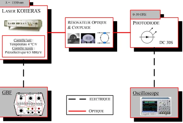 Figure III-13 : Schéma de la méthode de scan avec le laser KOHERAS 