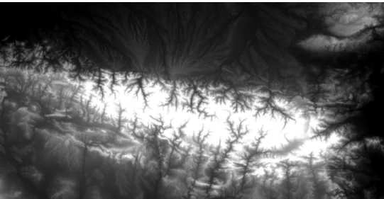 Figure 2.10: CGIAR 90m SRTM digital elevation model for the study area resampled at 30m.