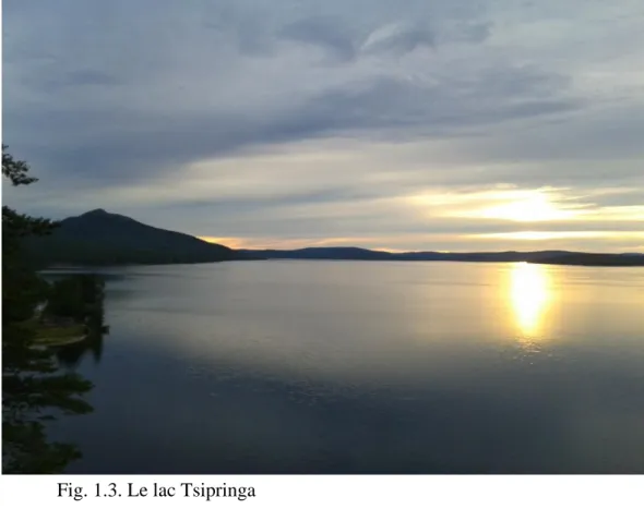 Fig. 1.3. Le lac Tsipringa 