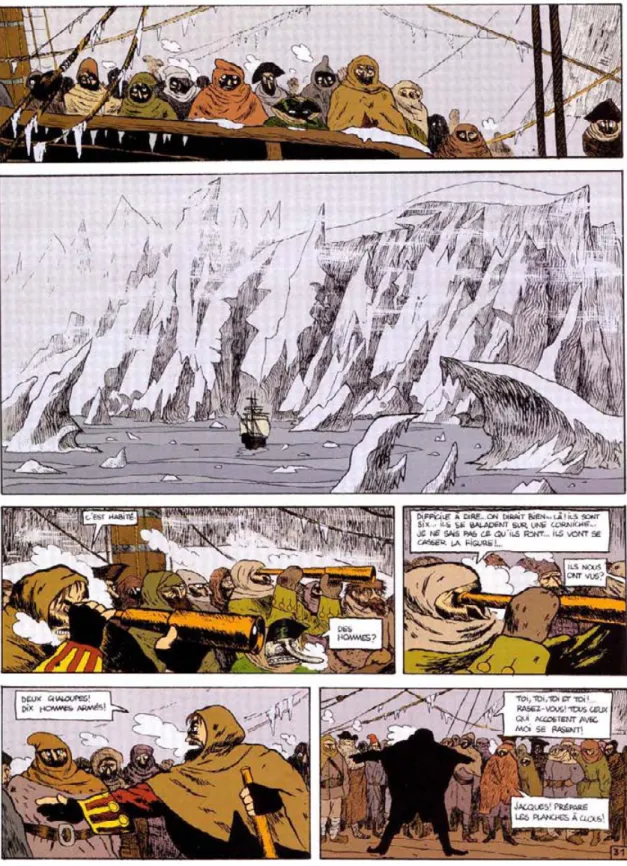 Figure 3 – c 
Blain / Dargaud 2002 Extrait d” ’Isaac le pirate” de Christophe Blain (1)