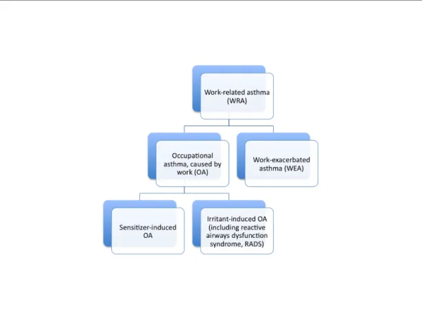 Figure 1: Different subtypes of work-related asthma   447 