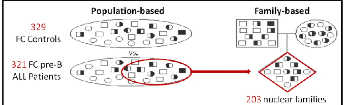 Figure 1. Design of the candidate gene association study 