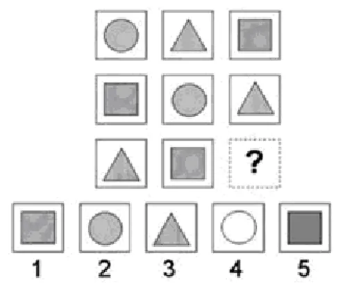Figure 9 – Exemple de matrice du NNAT 