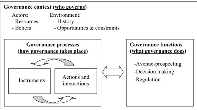 Figure 1: Governance framework 
