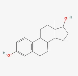 Figure 1 Structure de l’estradiol (E2) 