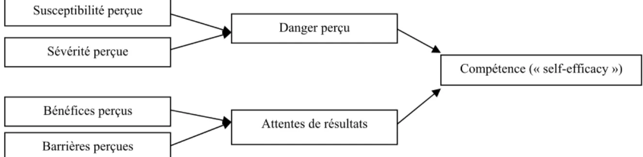 Figure 1 : « Health belief model » 