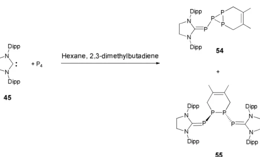 Figure 6. Solid state structure of 54 (left) and 55 (right), 50% thermal ellipsoids  are shown